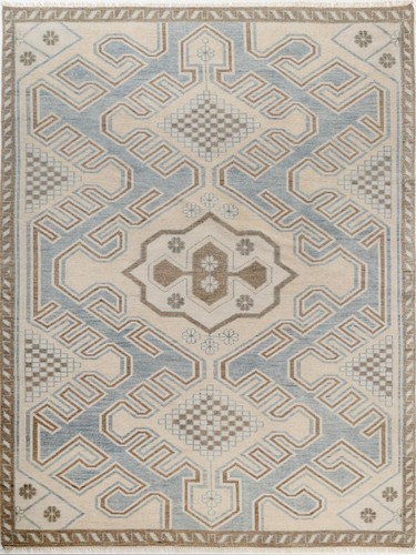 Hand knotted oushak - wool, area