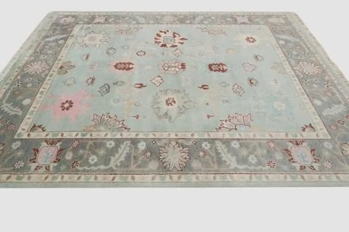 Hand knotted oushak - oushak, rug