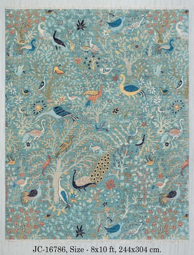 9x12 blue wool - 9x12, carpet