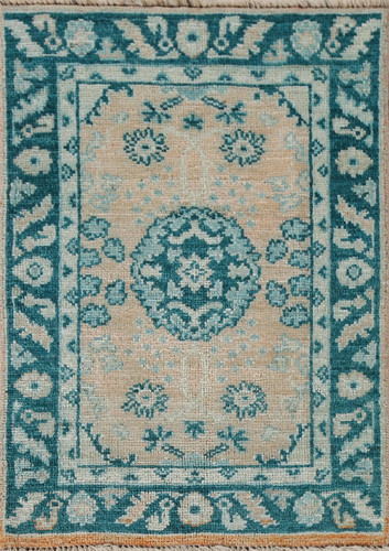 Hand knotted oushak - oushak, 9x12